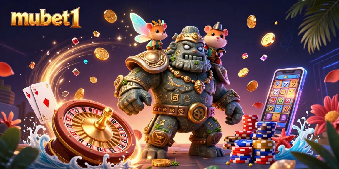 Experience exciting gaming adventures with mubet1 featuring a captivating golem, magical fairy, and hamster knight.