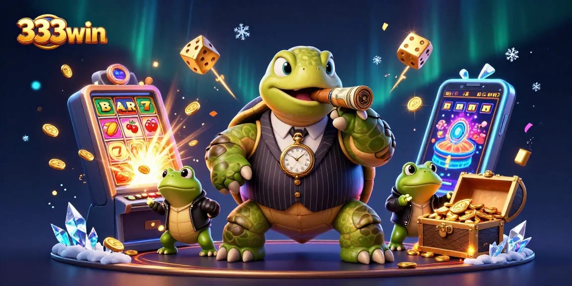 Experience vibrant gaming excitement with 333win's lively casino characters and dynamic game elements.