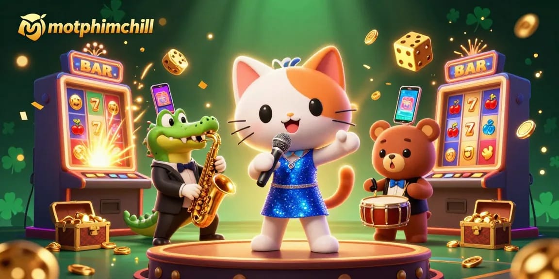 Experience the excitement of motphimchill with dynamic casino action featuring fun characters and vibrant game elements.