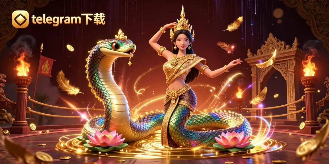 体验与telegram下载的赌博刺激,展现泰国文化元素、舞蹈和生动赌场符号的迷人3D场景。