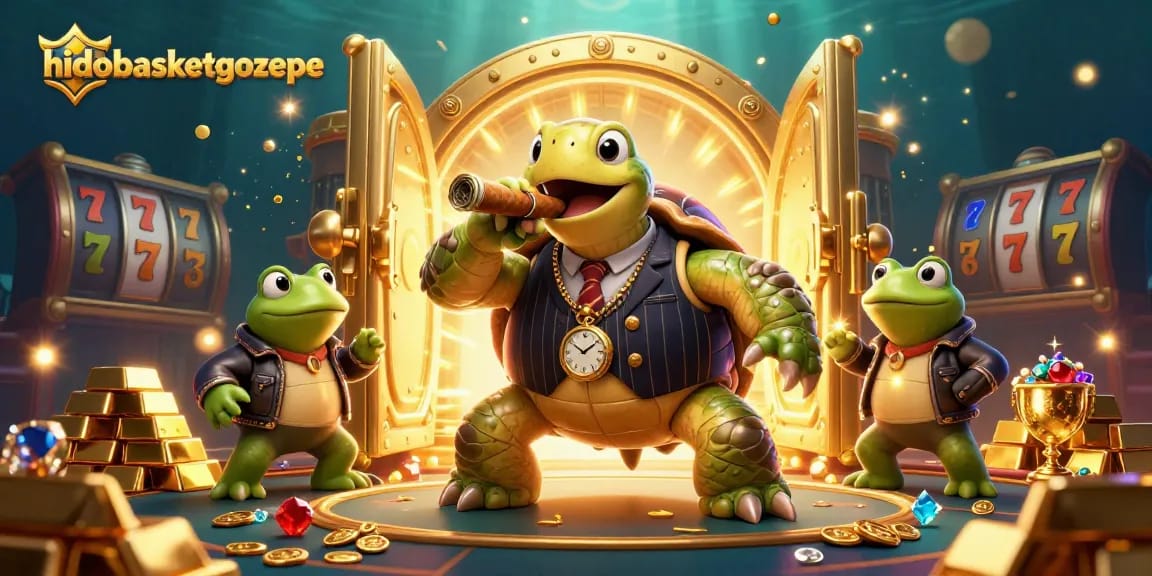 Experience casino excitement with hidobasketgoztepe's vibrant illustration of winning moments and treasures.