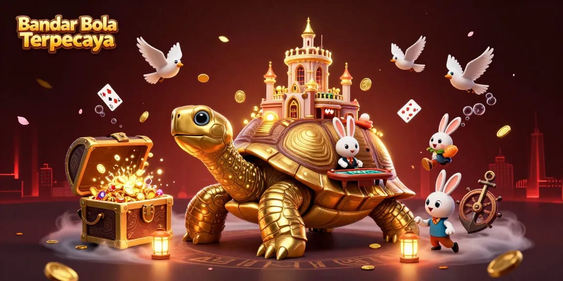 Experience thrilling gameplay with Bandar Bola Terpercaya showcasing a whimsical blend of casino magic and adventure.