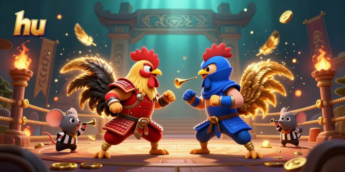 Experience thrilling rooster confrontations in an exciting hu-themed betting arena