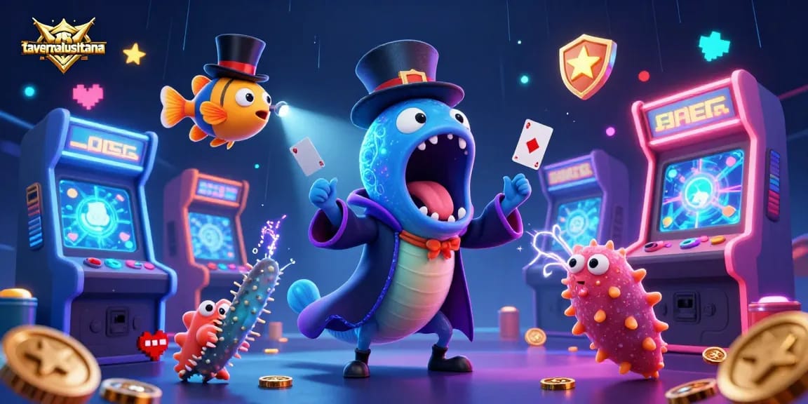 Engage with tavernalusitana's immersive casino action featuring animated magic and gaming excitement.