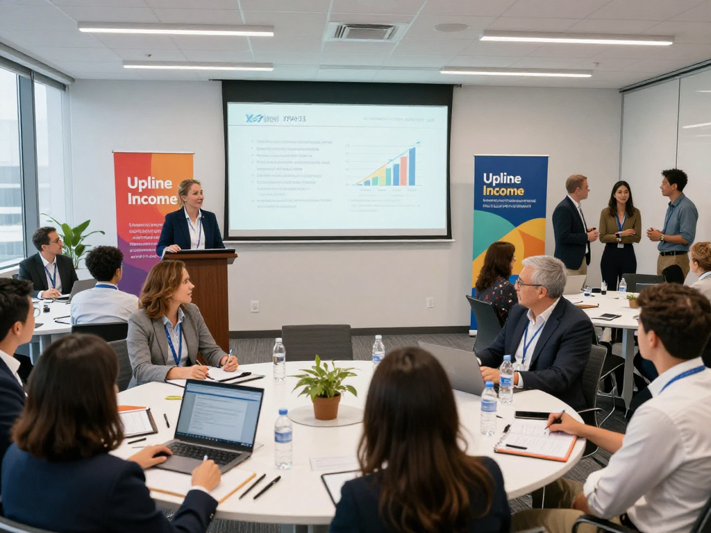 XPAY33 seminar showcasing financial growth strategies in a modern conference room