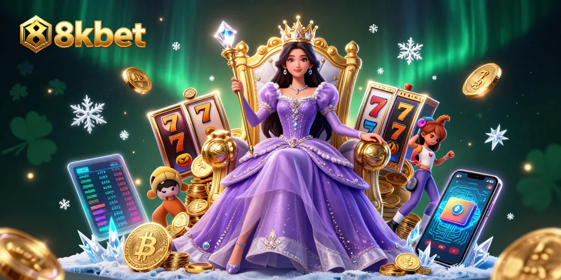 Experience thrilling gameplay at 8xbet with vibrant slot machines and a royal atmosphere.