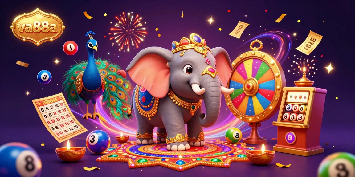 Engage in thrilling gameplay at va88a with vibrant casino-themed characters and joyful elements.