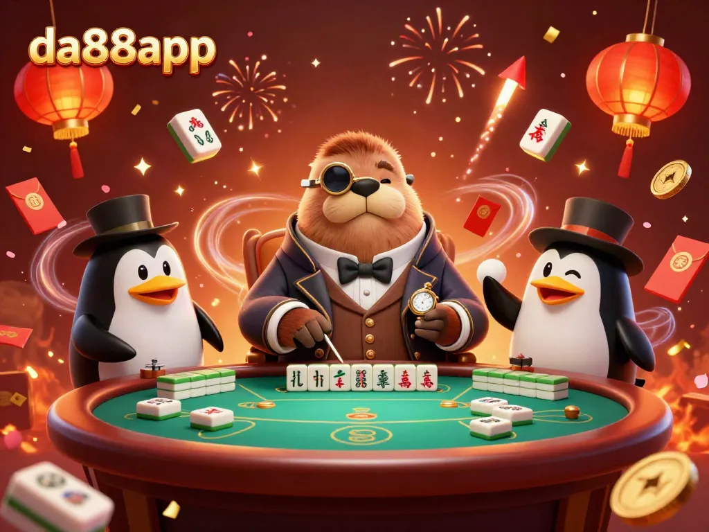 Engage in thrilling gameplay at da88app with a lively underwater poker scene featuring vibrant characters and casino elements.