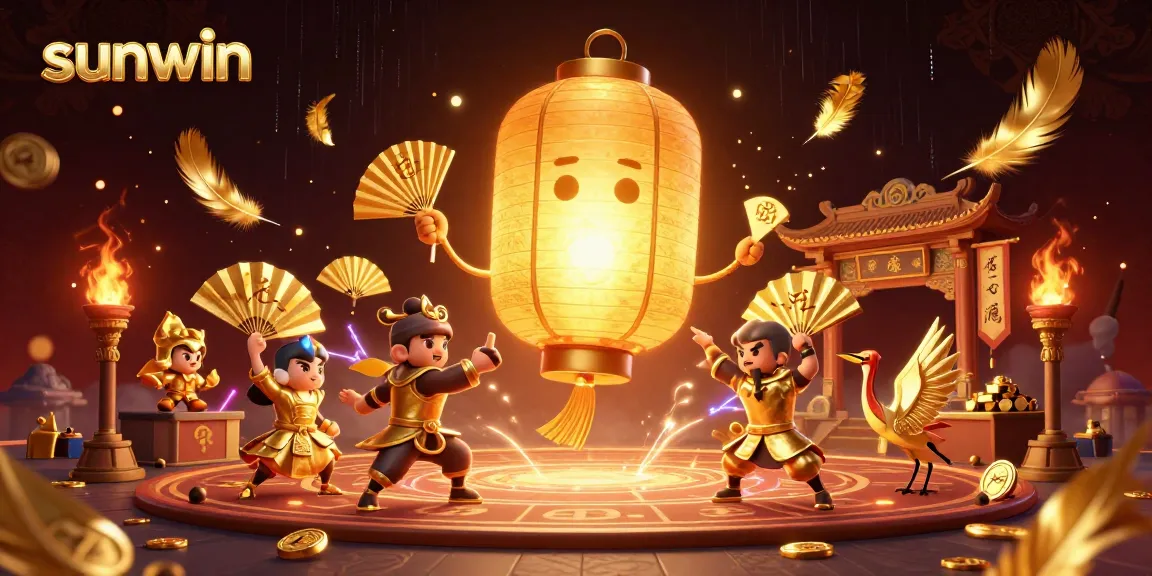 Experience winning strategies with sunwin in a vibrant 3D casino scene, showcasing engaging game elements.