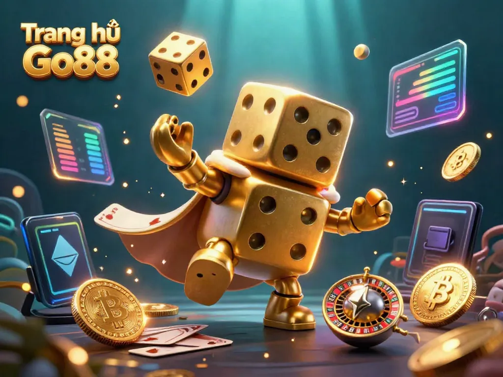 Experience thrilling gameplay with Trang chủ Go88 featuring vibrant casino-themed characters and elements.