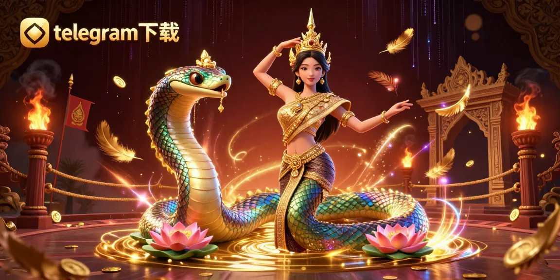 体验与telegram下载的赌博刺激,展现泰国文化元素、舞蹈和生动赌场符号的迷人3D场景。