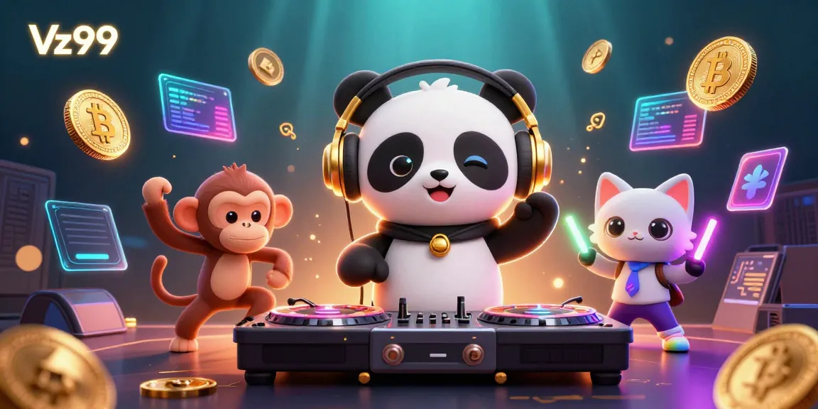 Experience the vibrant world of Vz99, where playful characters bring excitement to online gambling.