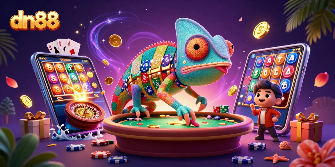 Experience thrilling games at dn88, featuring vivid casino scenes alive with action and vibrant rewards.