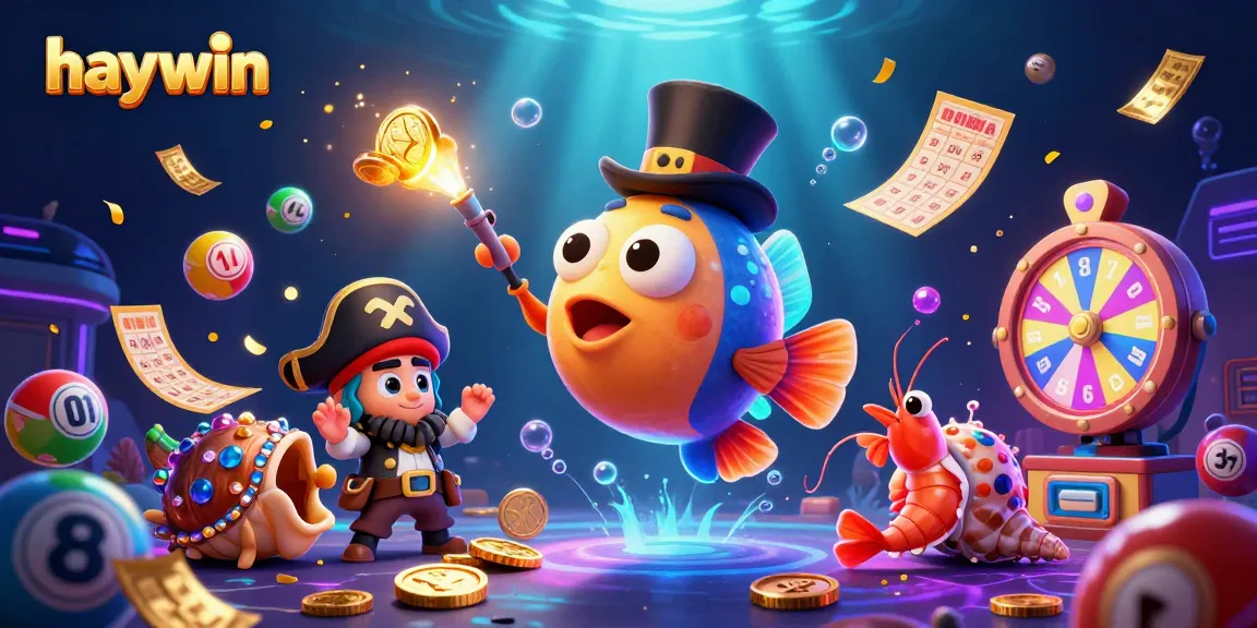 Join the excitement at haywin as our anglerfish, pirate shrimp, and gem snail attract golden coins.