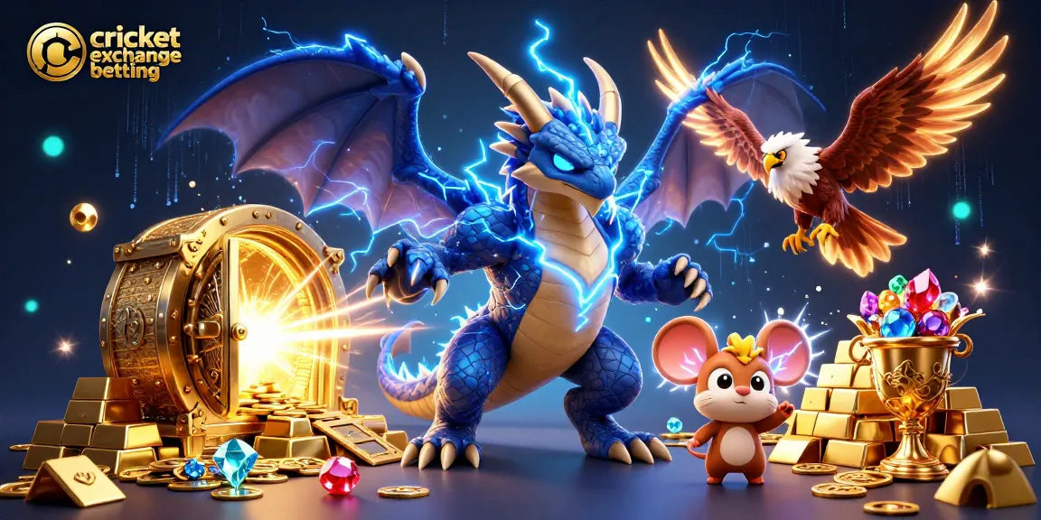 Engage in cricket exchange betting with dynamic gameplay, featuring vibrant characters and rich casino elements.
