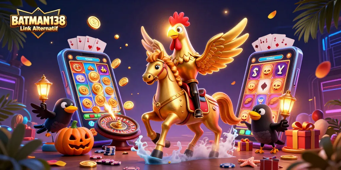 Experience excitement at BATMAN138 Link Alternatif with thrilling slot games and glowing casino vibes.