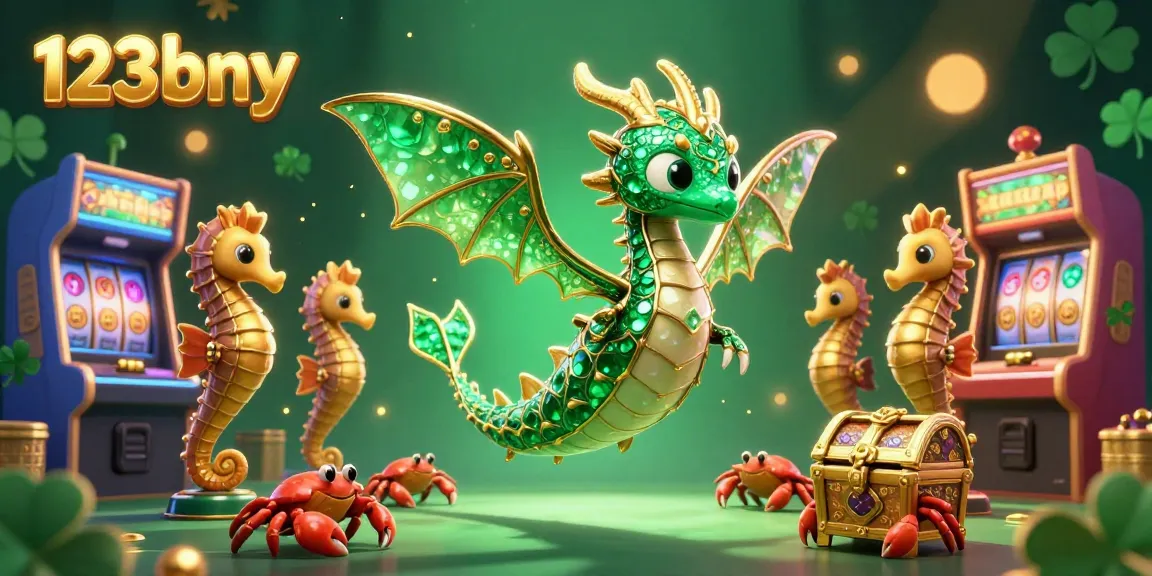 Engage in thrilling gameplay at 123bny with vibrant characters and casino treasures.