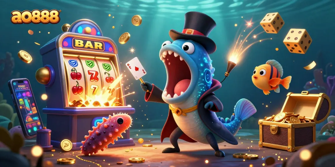 Experience the thrill of ao888's vibrant casino atmosphere with dynamic characters and exciting game elements.