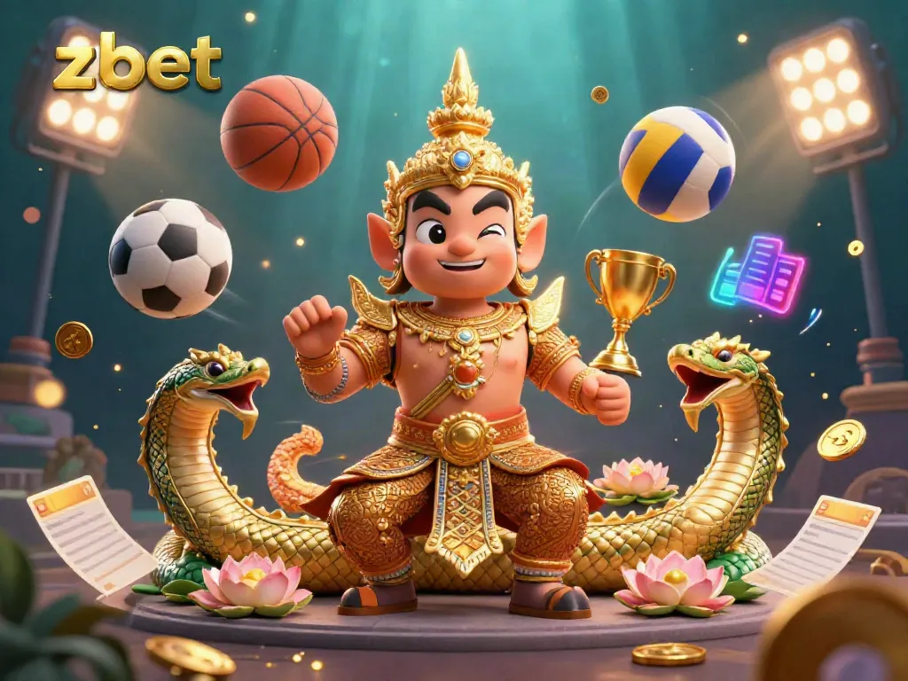 Zbet offers an engaging gambling experience with dynamic sports elements and a vibrant underwater setting.