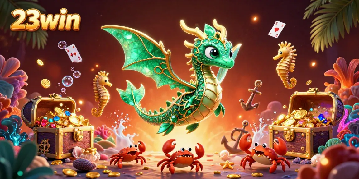 Enjoy thrilling gameplay at 23win with vibrant treasures, cards, and enchanting sea creatures.