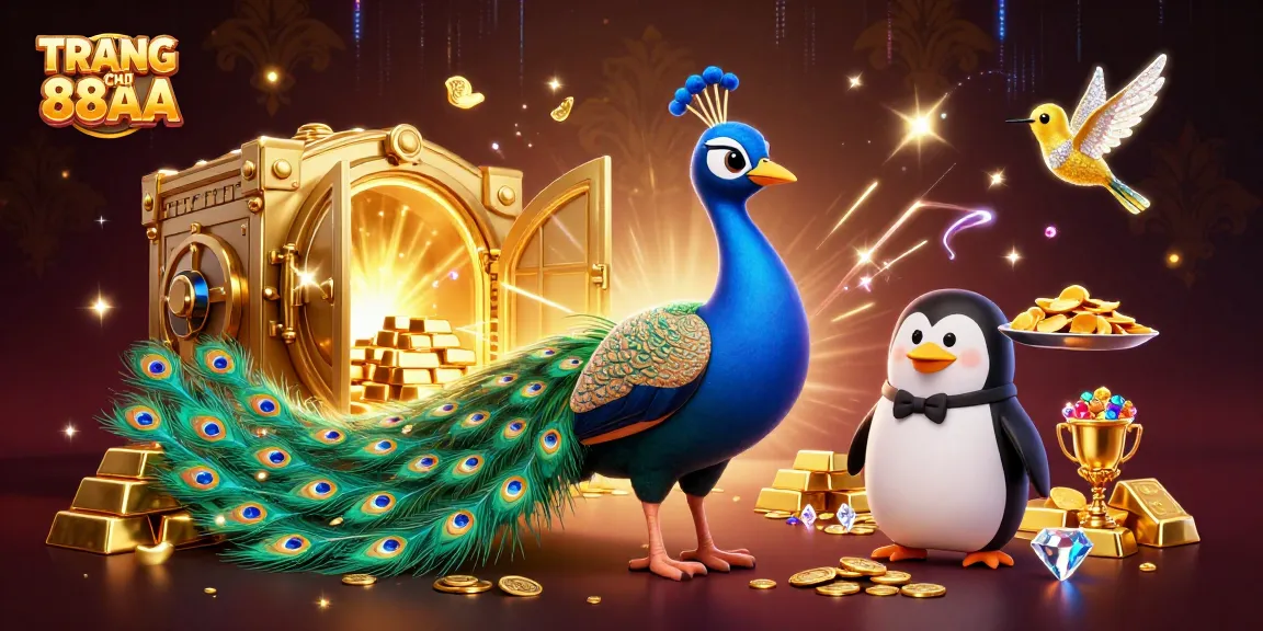Engage with TRANG CHỦ 88AA's vibrant casino experience highlighted by treasures and dynamic characters.