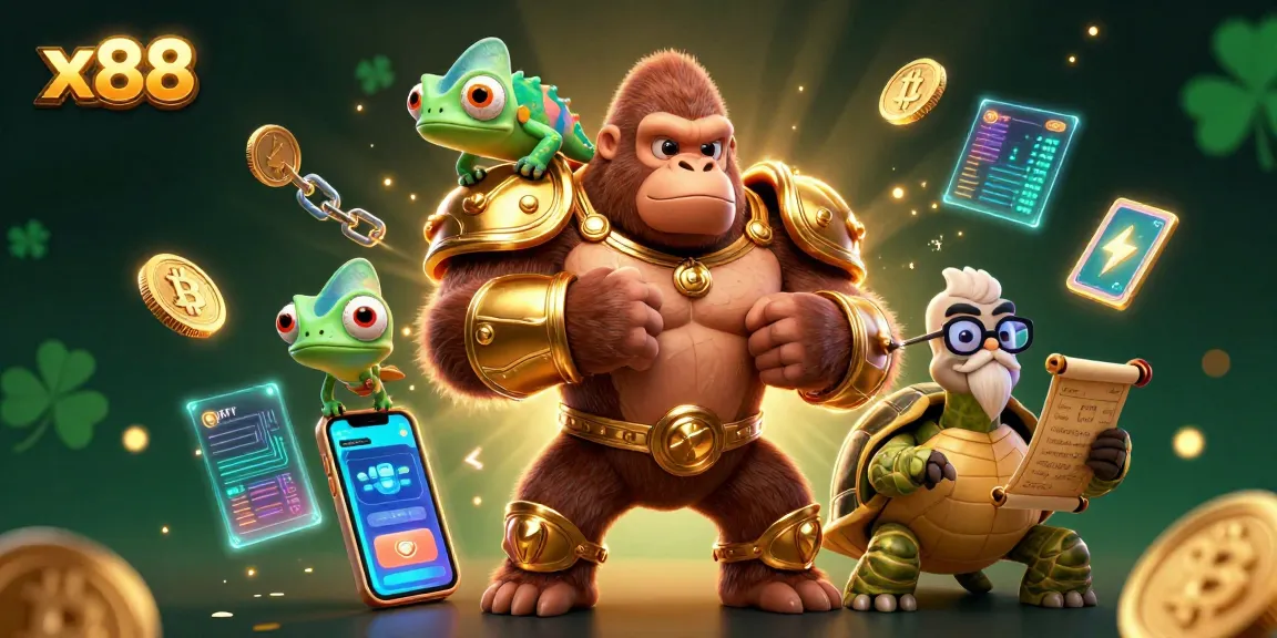 x88 challenges luck with dynamic casino gameplay featuring 3D characters and crypto elements
