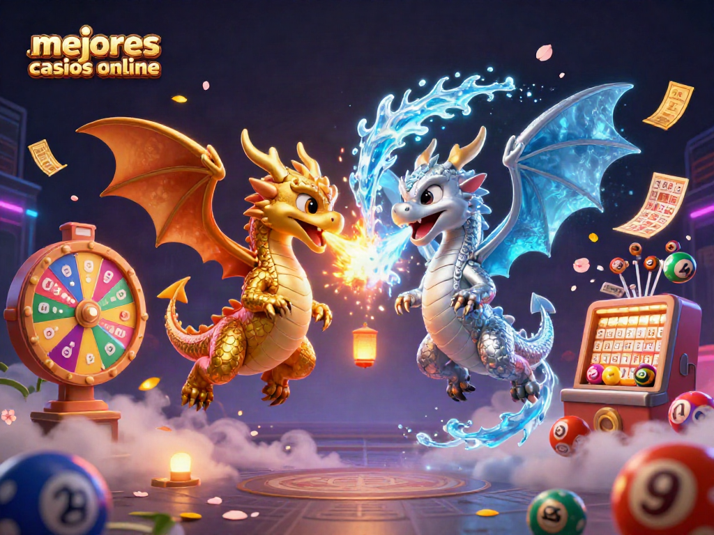 Disfruta de los mejores casinos online con dragones y elementos de juego en un escenario emocionante.