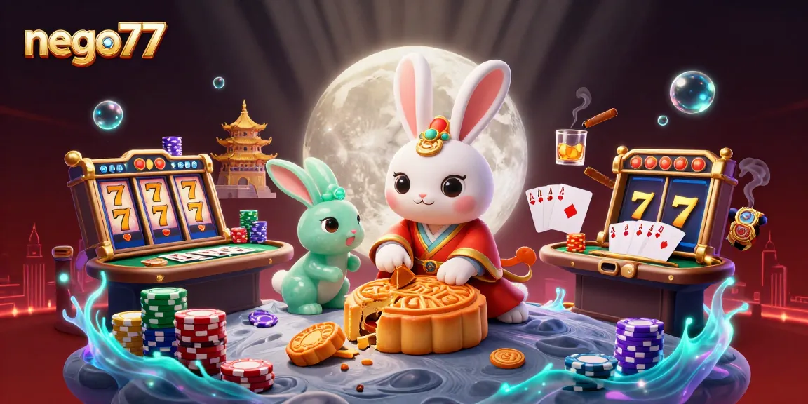 Engage with nego77 slot games, unveiling jackpots and premium poker chips in a vibrant casino scene.