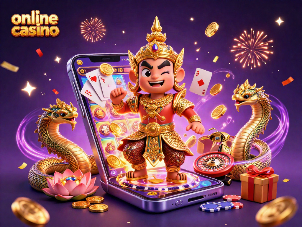 Disfruta en un casino online mientras juegas y celebras con personajes únicos.