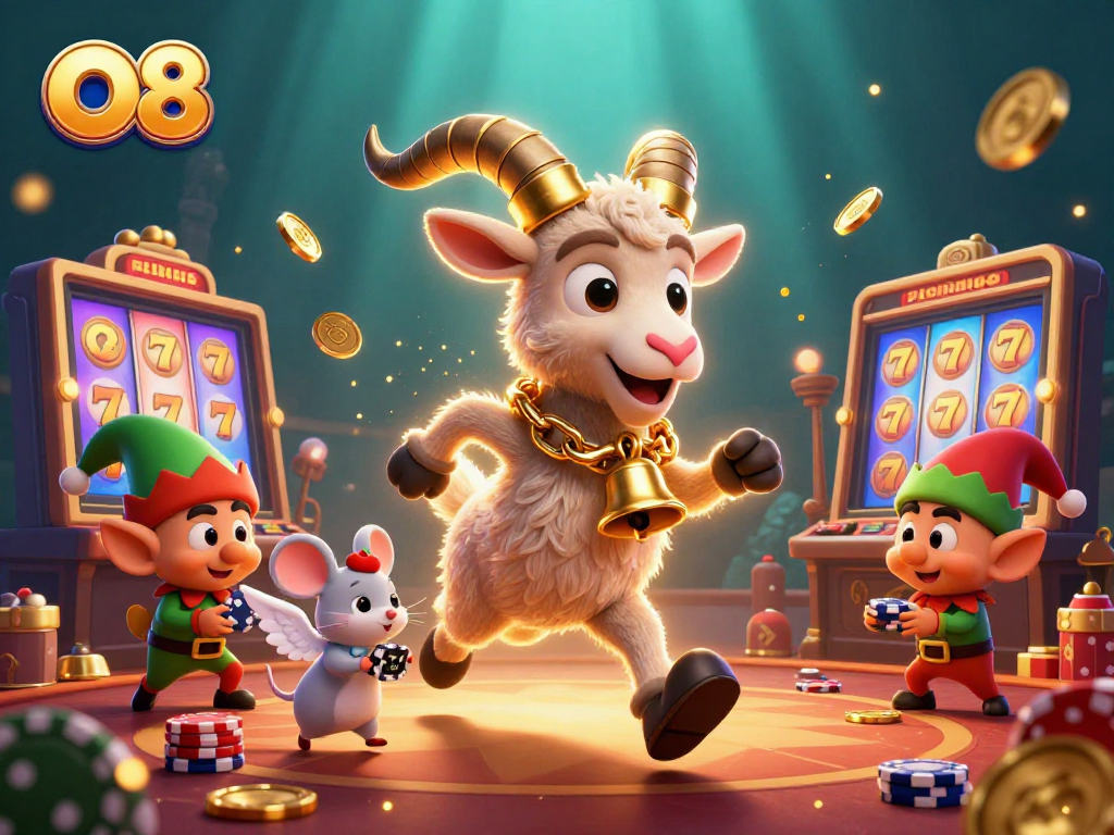Join the action at O8's festive horror casino with Krampus, a mouse keeper, and gremlins!