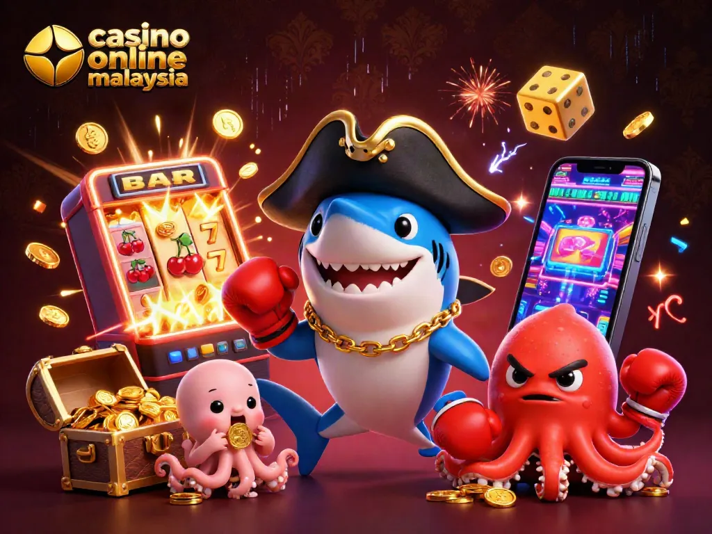 Engage in thrilling gameplay at casino online malaysia with vibrant characters and exciting slot machines.