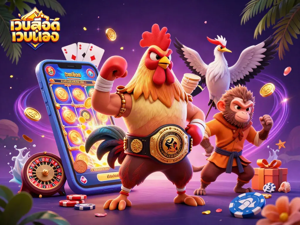 เล่นสล็อตเว็บสล็อตเว็บตรงกับไก่ชน 3D สุดเจ๋ง พร้อมเกมคาสิโนที่น่าตื่นเต้น
