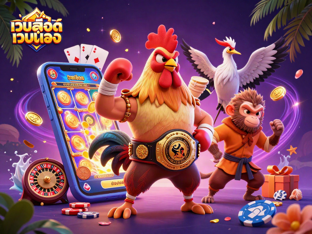 เล่นสล็อตเว็บสล็อตเว็บตรงกับไก่ชน 3D สุดเจ๋ง พร้อมเกมคาสิโนที่น่าตื่นเต้น