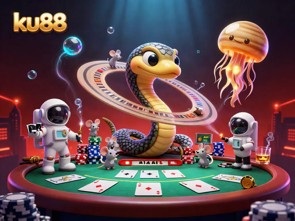 Experience thrilling bets with ku88 in a vibrant 3D casino universe, featuring dynamic gaming elements.