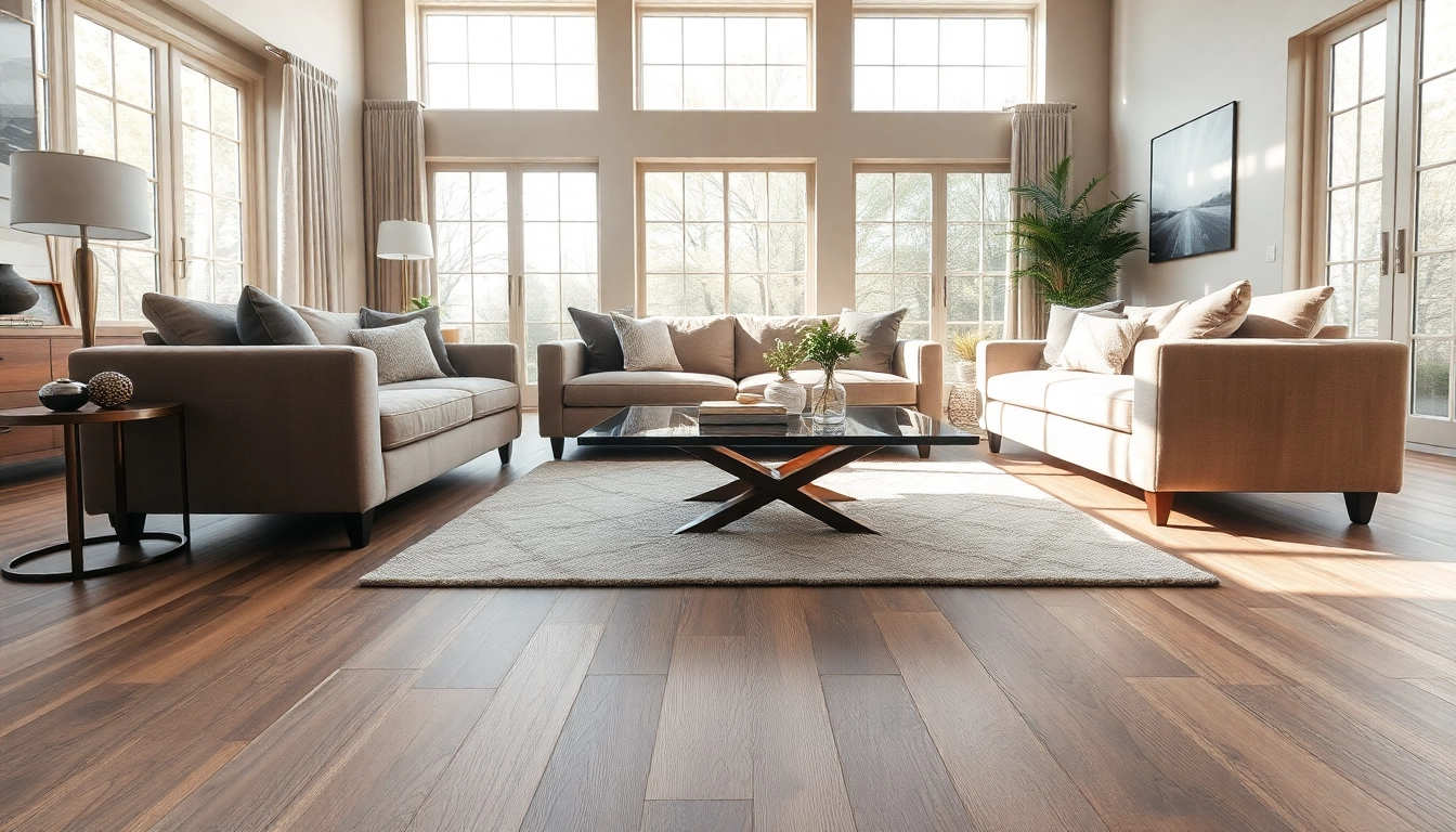 Admire luxury vinyl plank flooring enhancing a cozy living room with modern decor.