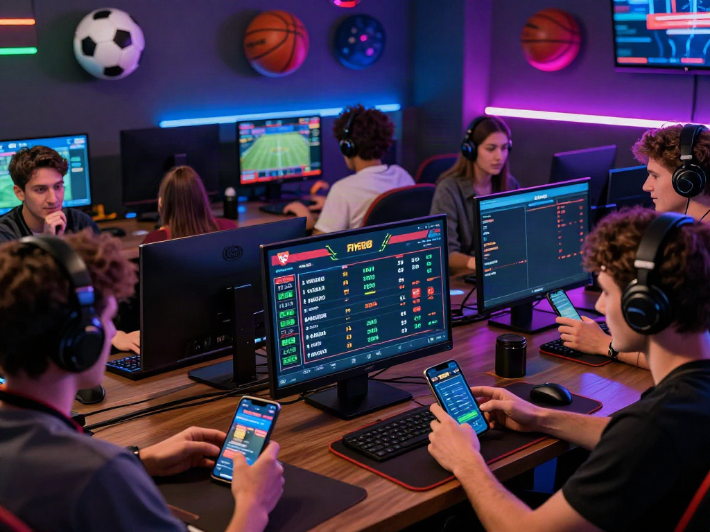 Engaging scene at FIVE88 showcasing players live betting online at https://five88bet.org/ with vibrant gaming atmosphere.