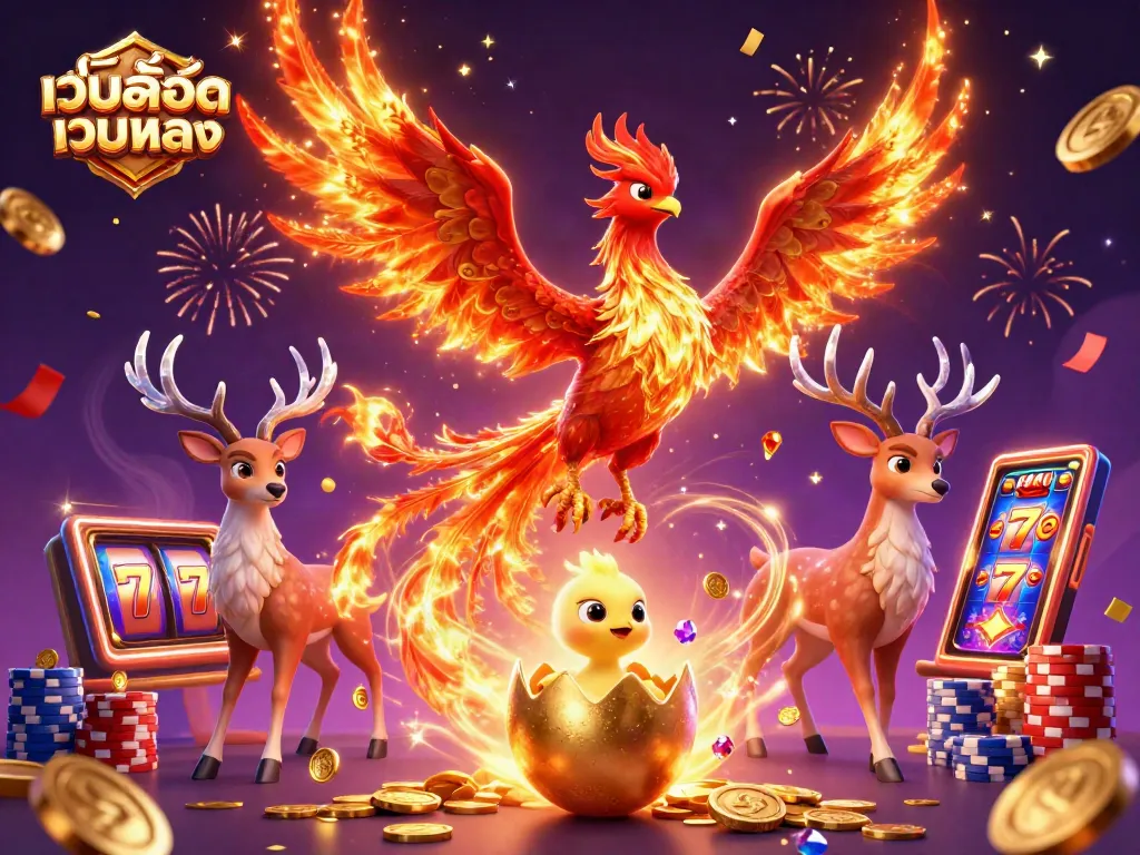 เล่นเกมสล็อตเว็บสล็อตเว็บตรง พร้อมกับฟีนิกซ์และชิ้นส่วนทองคำ