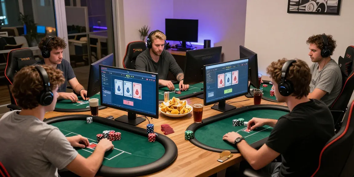 Situs Poker Uang Asli Dewapoker players in an engaging online poker tournament atmosphere