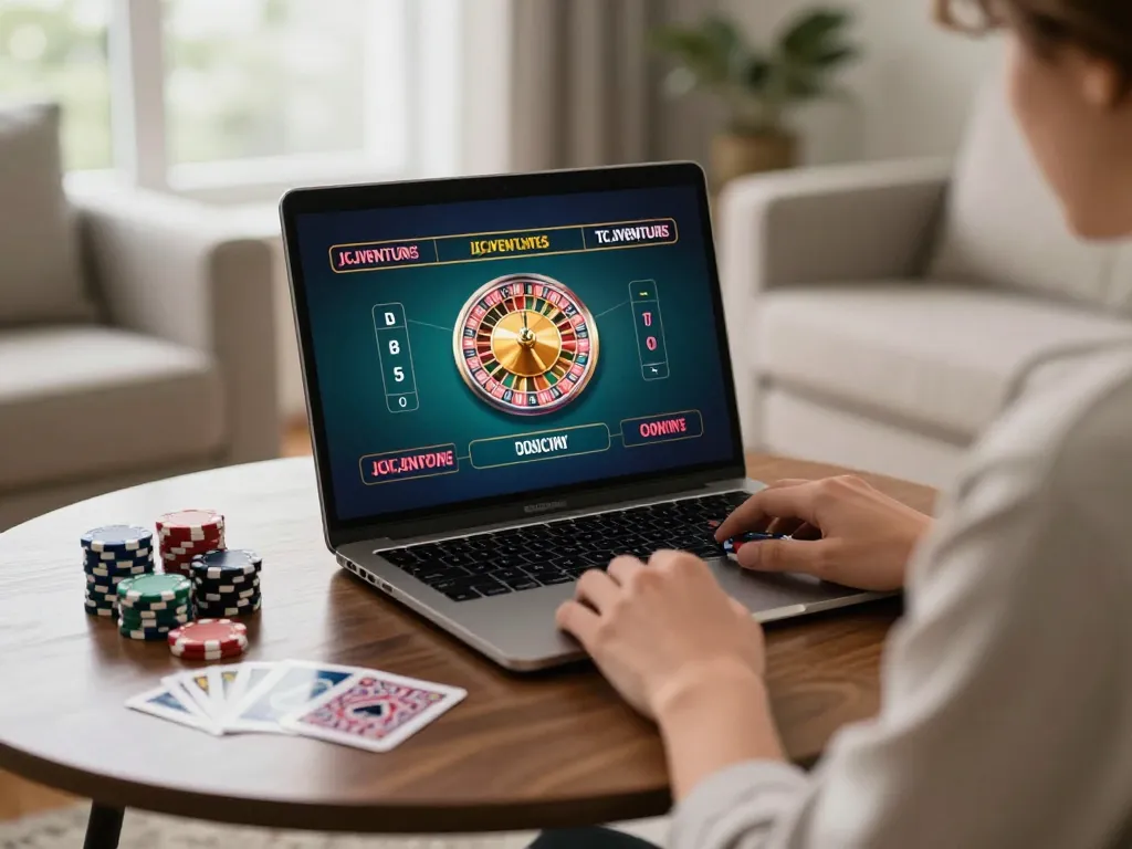 Experience engaging gameplay with tjcjventures during a live roulette session at home.