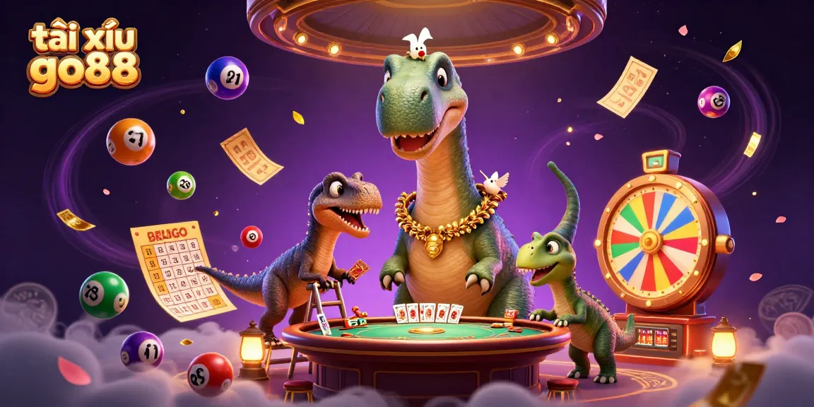 Experience thrilling moments with tài xỉu go88 at a dynamic casino scene featuring vibrant game elements.