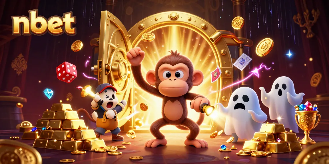 Engage with nbet's haunted casino featuring a poltergeist monkey and ghost-hunter puppy on an adventure.