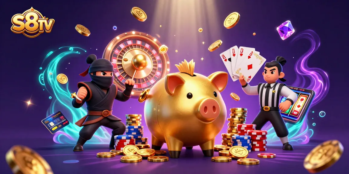 S8TV offers a thrilling gambling experience featuring dynamic sports betting action and exciting casino elements.